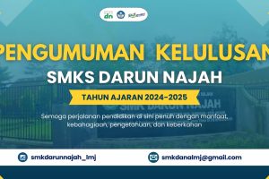 Info Pengumuman Kelulusan Peserta Didik Kelas XII Tahun Pelajaran 2024/2025